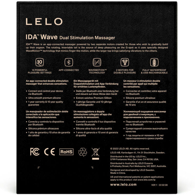 LELO - MASSEUR POUR COUPLES IDA WAVE CORAIL