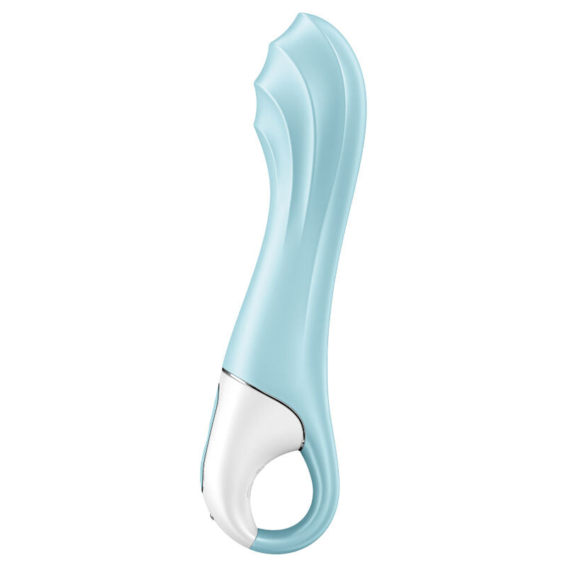 SATISFYER - VIBRATEUR À POMPE À AIR 5+ VIBRATEUR GONFLABLE POINT G APPLICATION BLEU