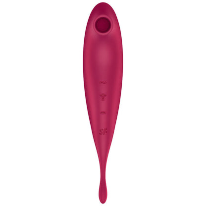 SATISFYER - TWIRLING PRO+ AIR PULSE STIMULATOR & VIBRATOR APP GRÜN