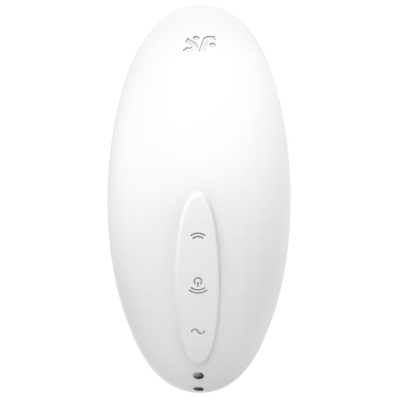 SATISFYER - VULVA LOVER 2 AIR PULSE STIMULATOR &amp; VIBRATOR WHITE