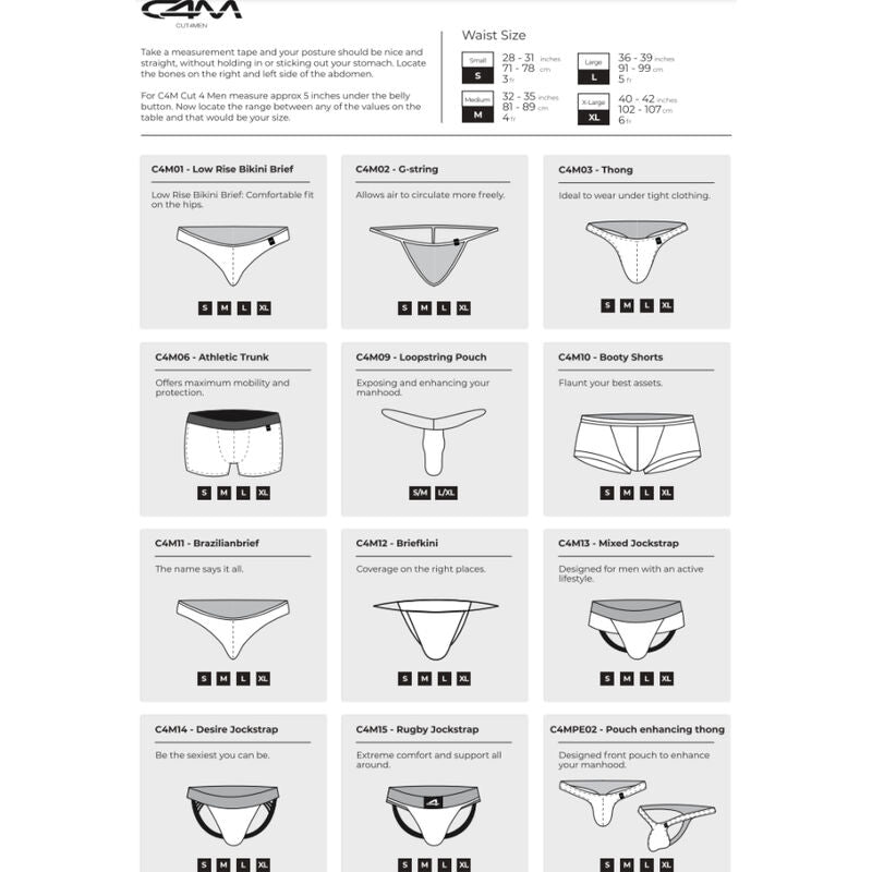 CUT4MEN - JOCKSTRAP ARC-EN-CIEL XL