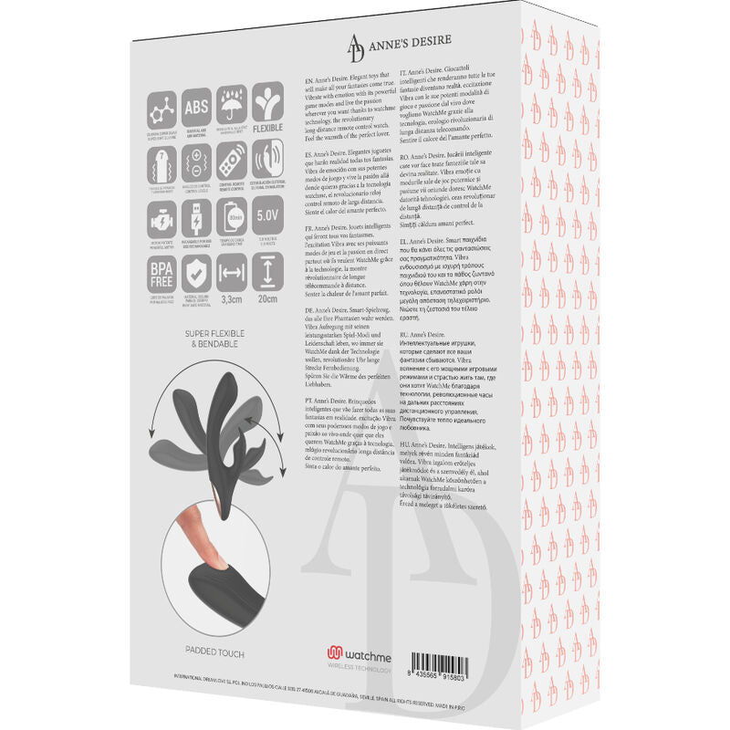 LE DÉSIR D'ANNE - TECHNOLOGIE DE TÉLÉCOMMANDE LAPIN WATCHME NOIR/OR