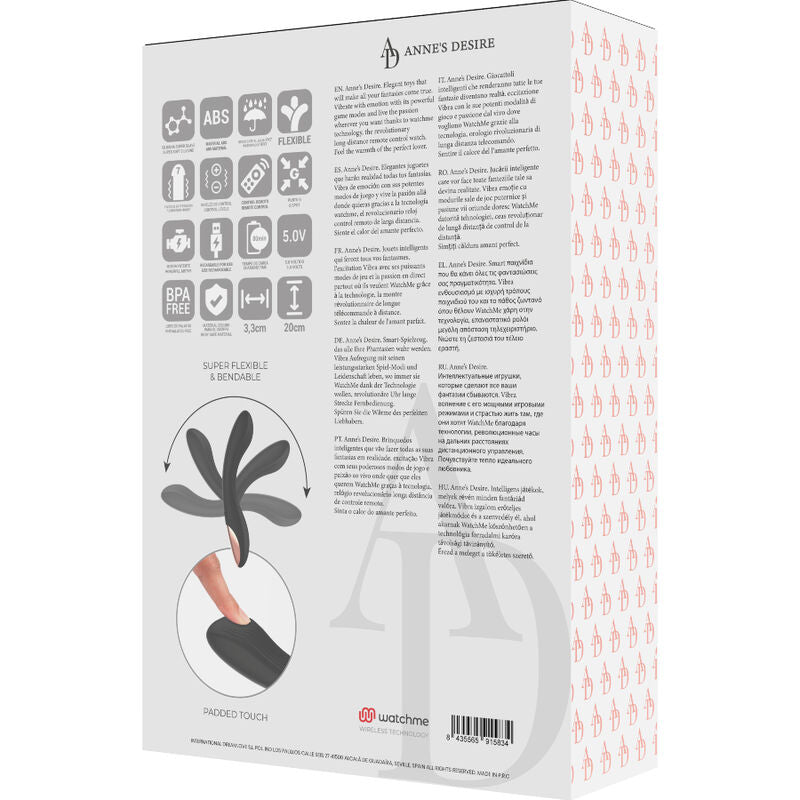 LE DÉSIR D'ANNE - TECHNOLOGIE DE TÉLÉCOMMANDE CURVE ONE WATCHME NOIR