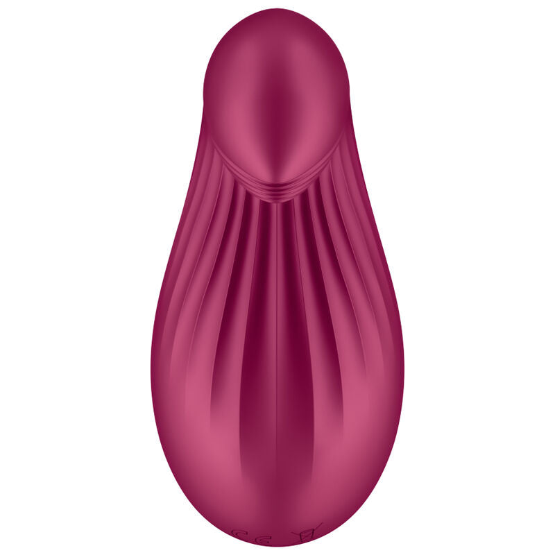 SATISFYER - VIBRATEUR DIPPING DELIGHT LAID-ON ROUGE