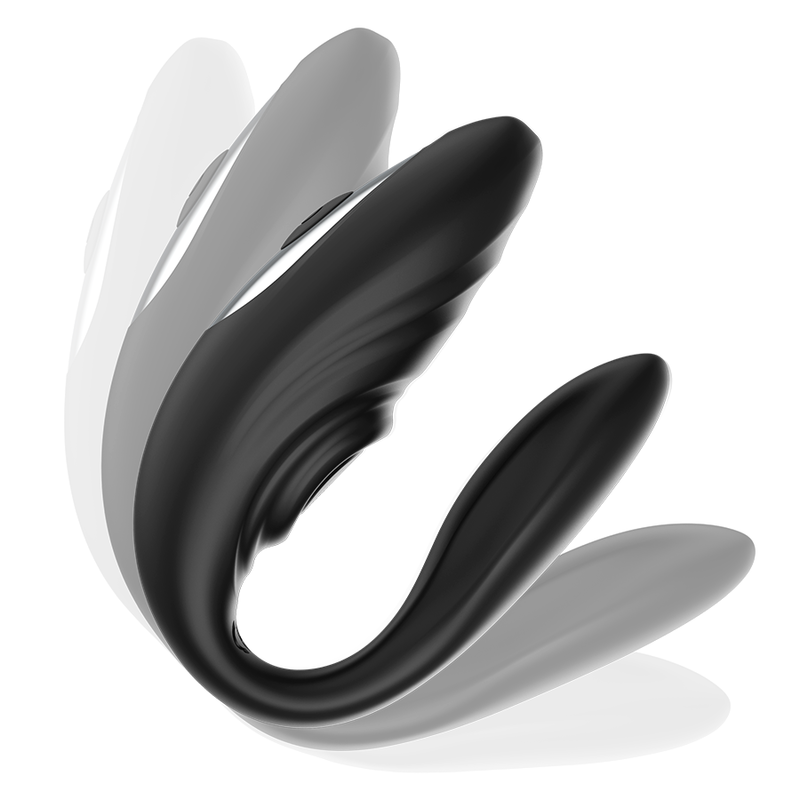 COUPLE GLAM BRILLANT AVEC TÉLÉCOMMANDE PULSATRICE ET VIBRANTE