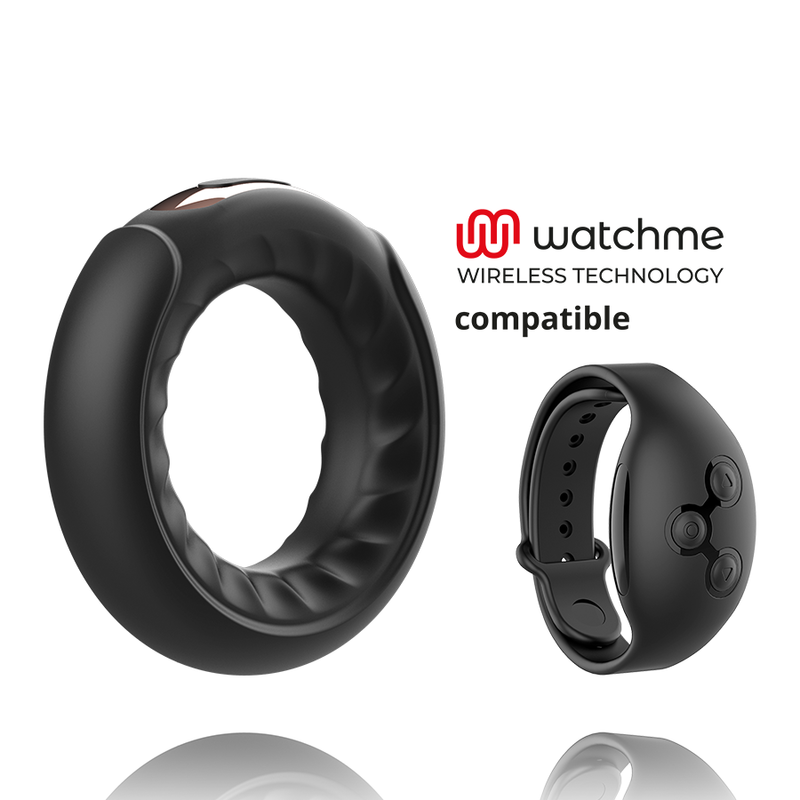 ANBIGUO - BAGUE VIBRANTE ADRIANO, COMPATIBLE AVEC LA TECHNOLOGIE SANS FIL WATCHME