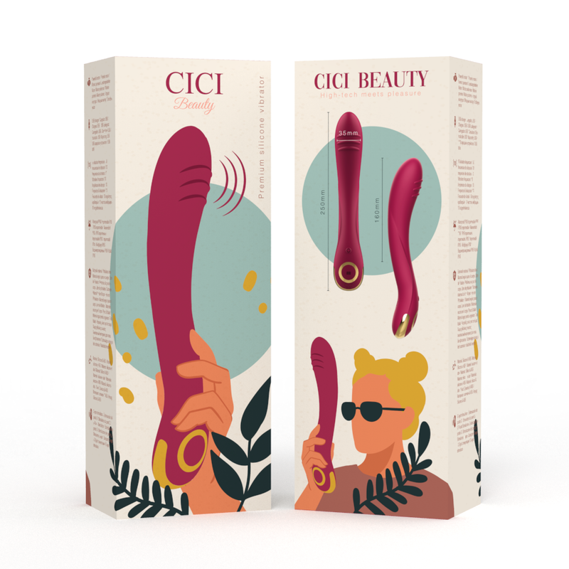 CICI BEAUTY - VIBRATEUR POINT G EN SILICONE DE QUALITÉ SUPÉRIEURE
