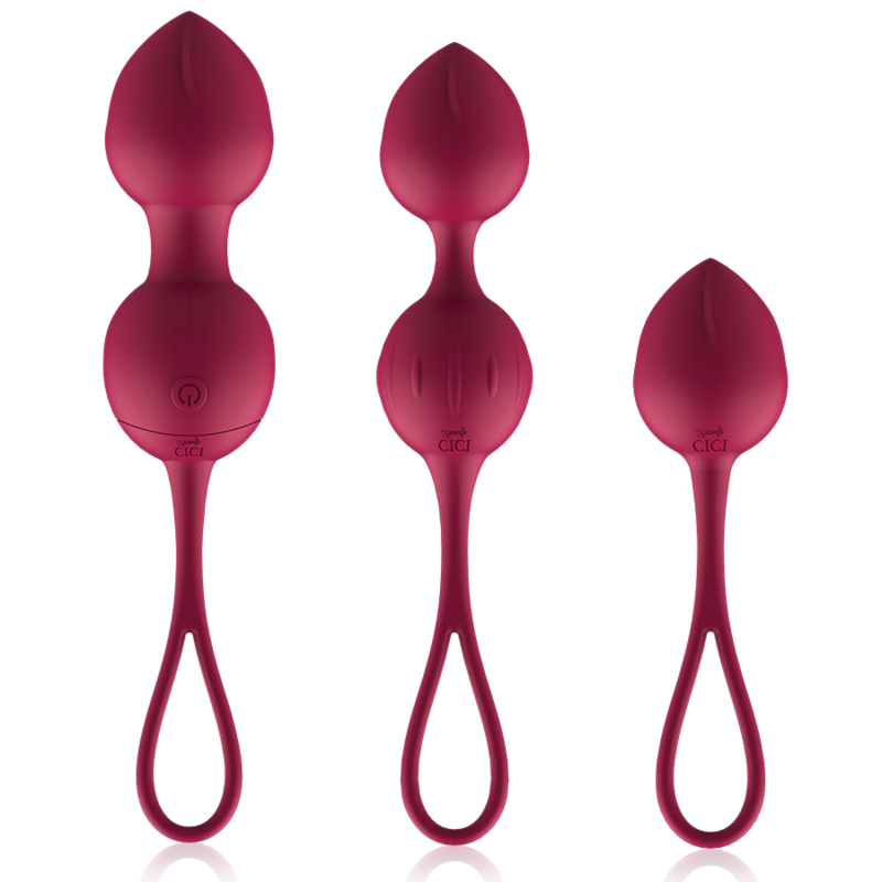 CICI BEAUTY - 3 BILLES VIBRATOIRES EN SILICONE DE QUALITÉ SUPÉRIEURE AVEC TÉLÉCOMMANDE