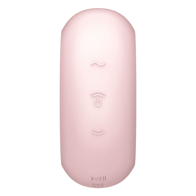 SATISFYER - PRO TO GO 3 DUBBELE LUCHTPULS STIMULATOR &amp; VIBRATOR BLAUW
