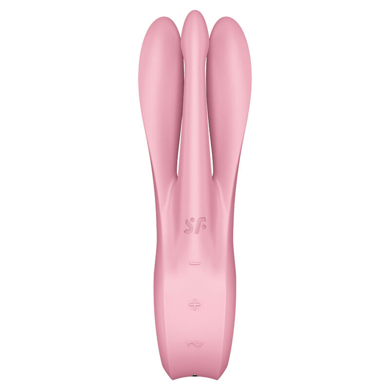SATISFYER - THREESOME 1 VIBRATOR ROSA