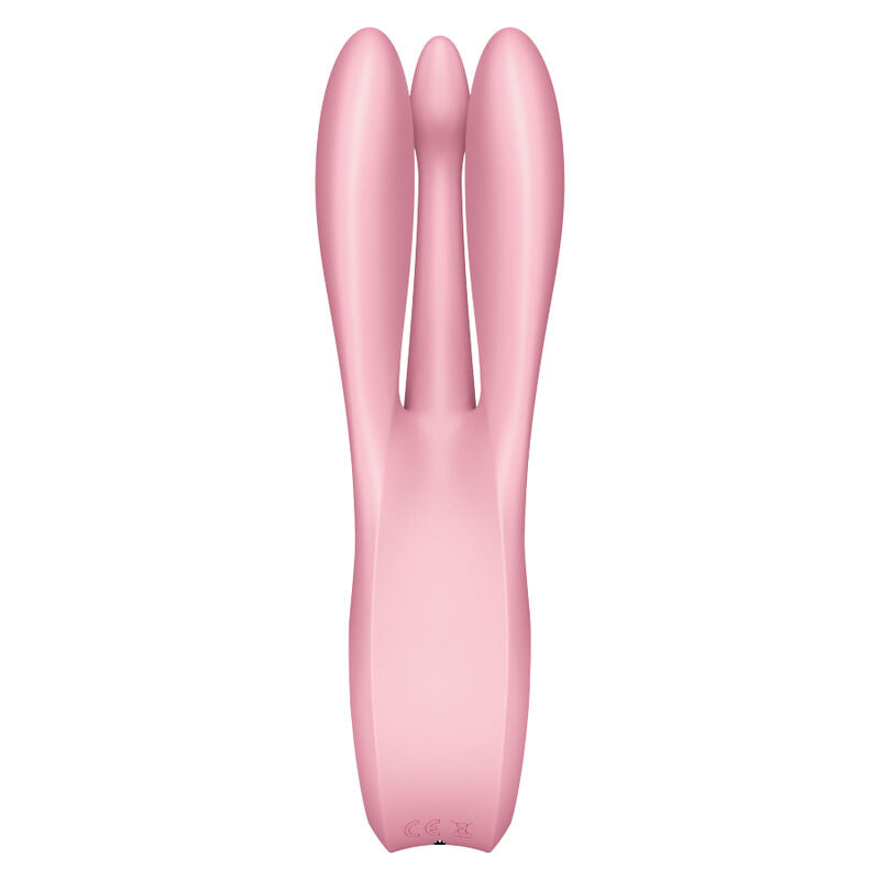 SATISFYER - THREESOME 1 VIBRATOR ROSA