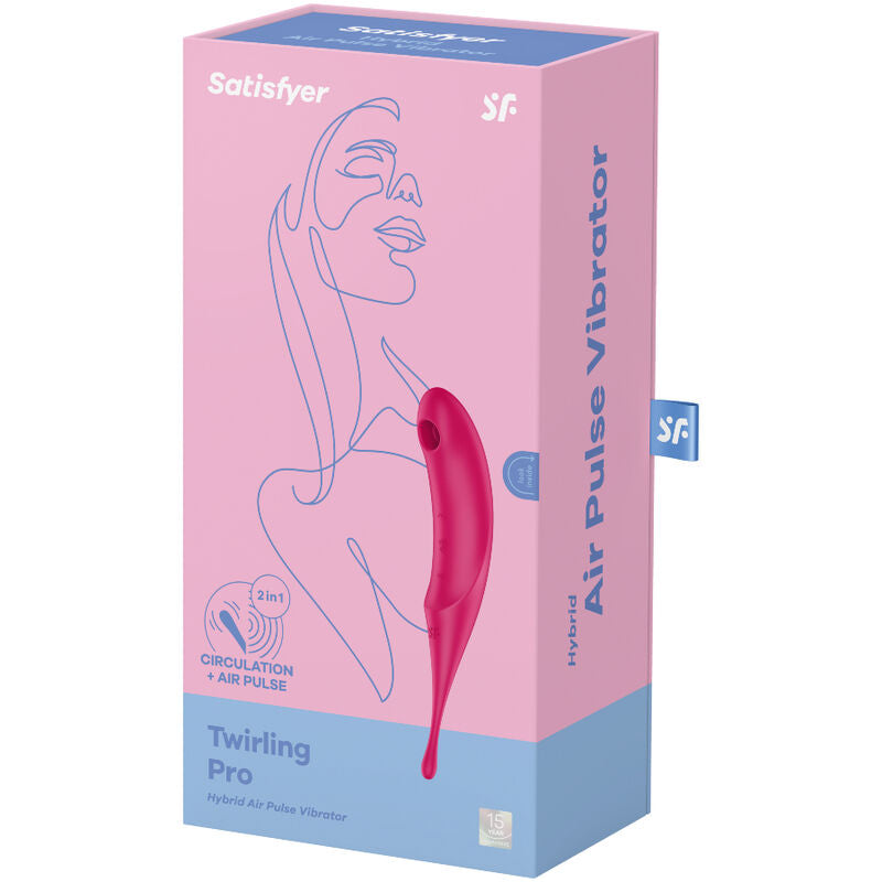 SATISFYER - TWIRLING PRO AIR PULSE STIMULATOR & VIBRATOR BLAU