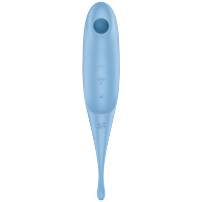 SATISFYER - TWIRLING PRO AIR PULSE STIMULATOR & VIBRATOR BLAU