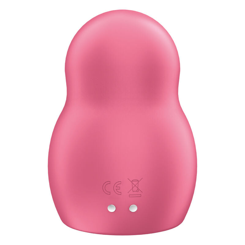 SATISFYER - PRO TO GO 1 DOUBLE AIR PULSE STIMULATOR &amp; VIBRATOR BLUE