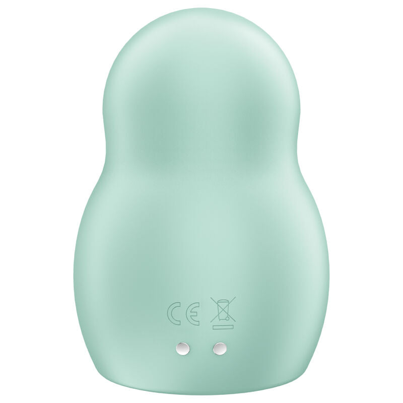 SATISFYER - PRO TO GO 1 DOUBLE AIR PULSE STIMULATOR &amp; VIBRATOR BLUE
