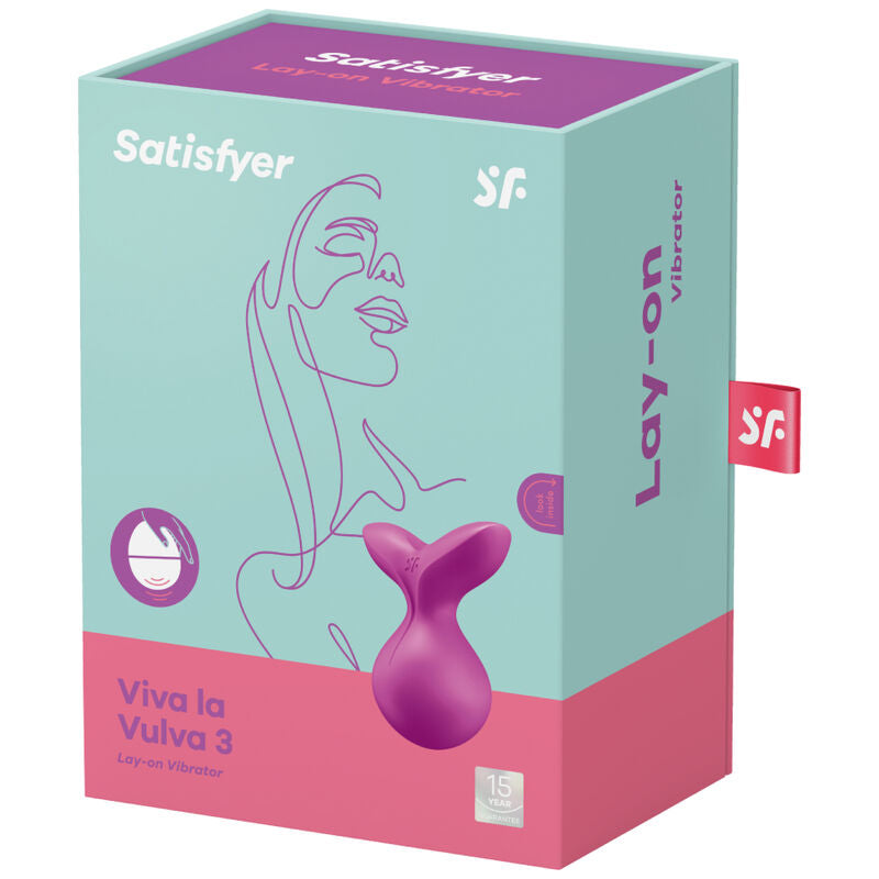 SATISFYER - VIVA LA VULVA 3 LAID-ON VIBRATOR GREEN
