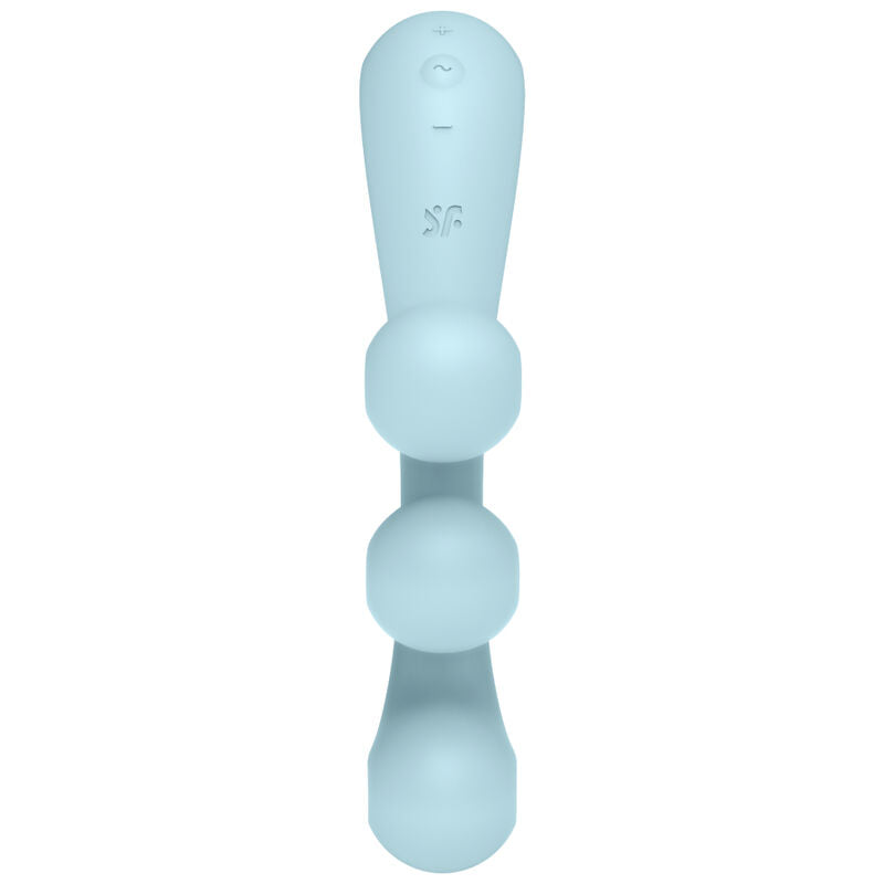 SATISFYER - MULTIVIBRATEUR TRI BALL 2 BLEU