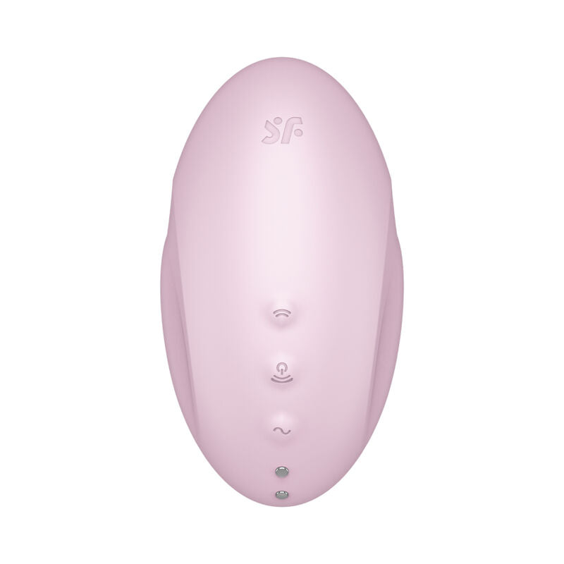 SATISFYER - VULVA LOVER 3 STIMULATEUR À IMPULSIONS D'AIR ET VIBRATEUR ROSE