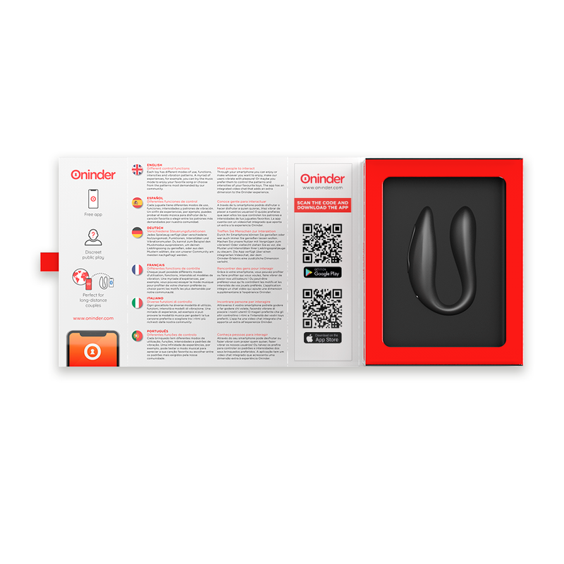 ONINDER - LISBOA G-SPOT EN CLITORALE STIMULATOR ROZE - GRATIS APP