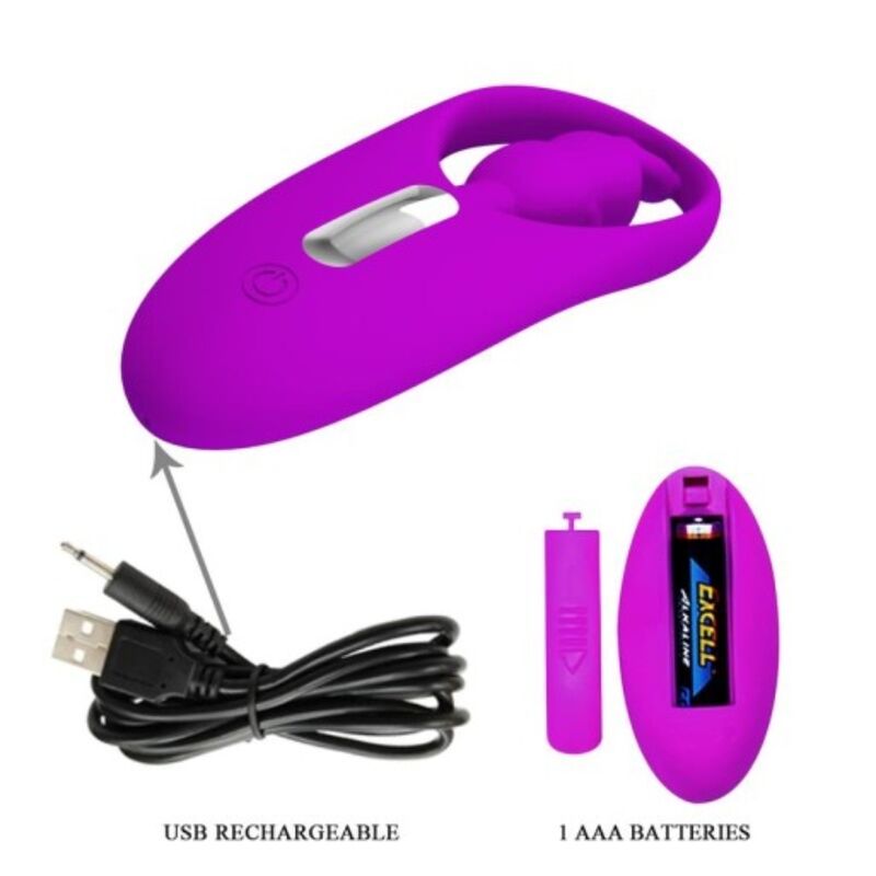 PRETTY LOVE - WILD RABBIT PANTY STIMULATOR WITH REMOTE CONTROL LILAC