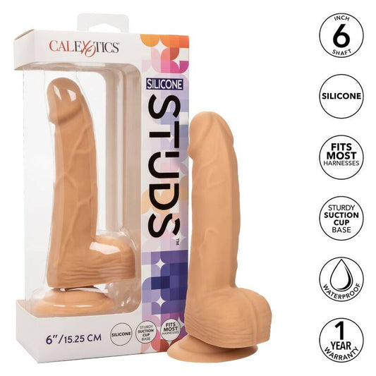 CALEXOTICS - RIVETS SILICONE 15,24 CM PEAU