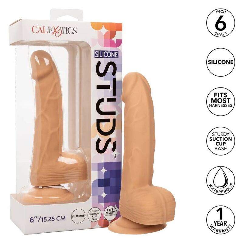 CALEXOTICS - RIVETS SILICONE 15,24 CM PEAU