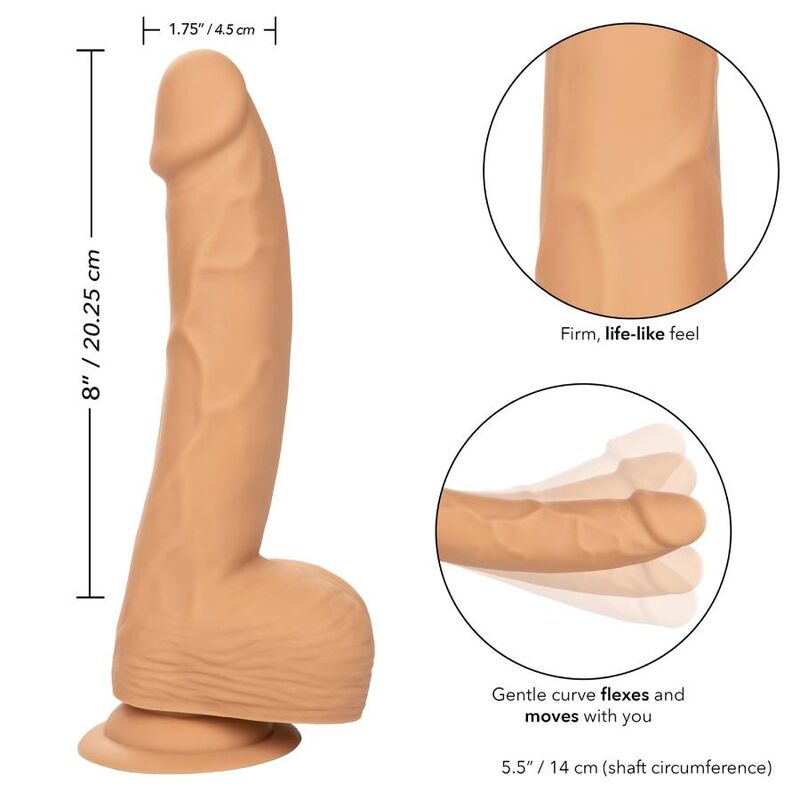 CALEXOTICS - SILICONE RIVETS 20.32 CM SKIN