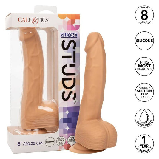 CALEXOTICS - RIVETS SILICONE 20,32 CM PEAU