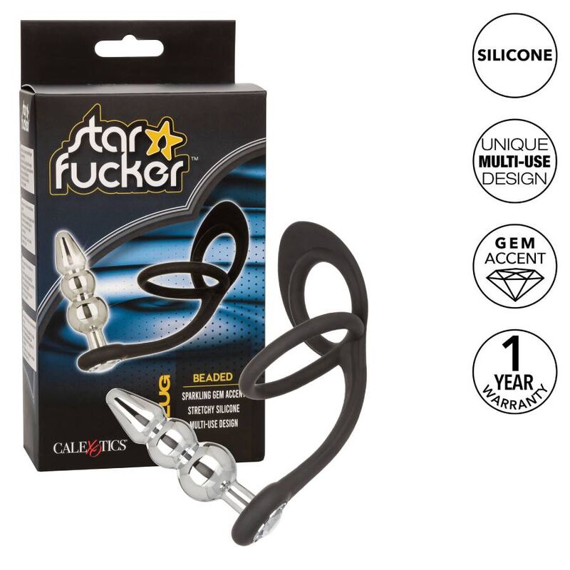 CALEXOTICS - CLOUS D'OREILLES EN PERLES STAR FUCKER