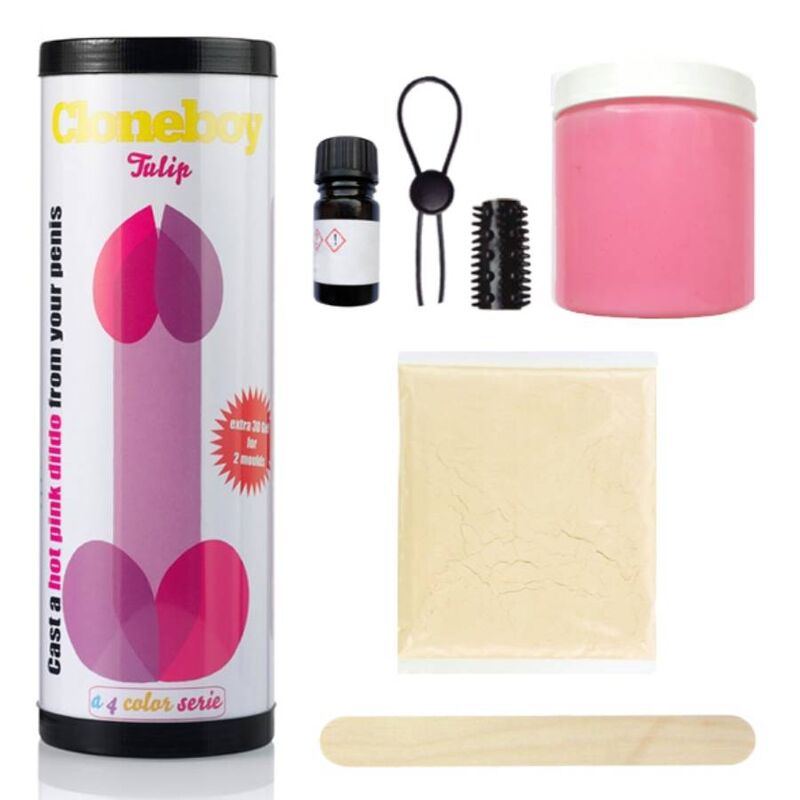 CLONEBOY - DILDO TULIPE ROSE INTENSE