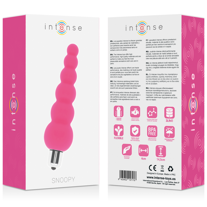 INTENSE - SNOOPY 7 VITESSES SILICONE INTENSE - ROSE