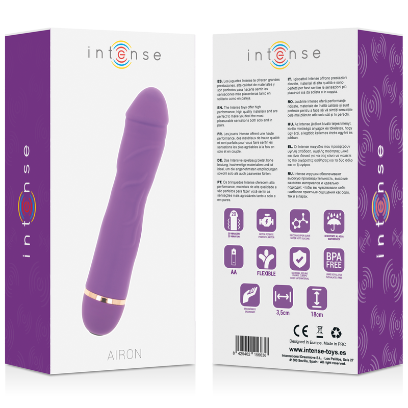 INTENSE - AIRON 20 VITESSES SILICONE VIOLET