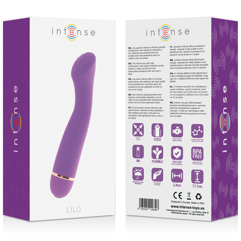 INTENSE - LILO 20 VITESSES SILICONE LILAS