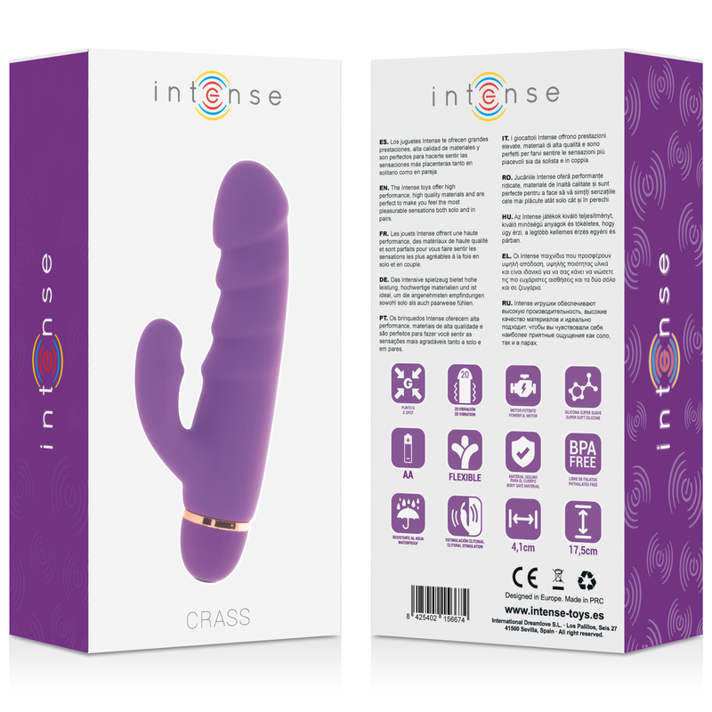 INTENSE - KRAS 20 VITESSES SILICONE LILAS