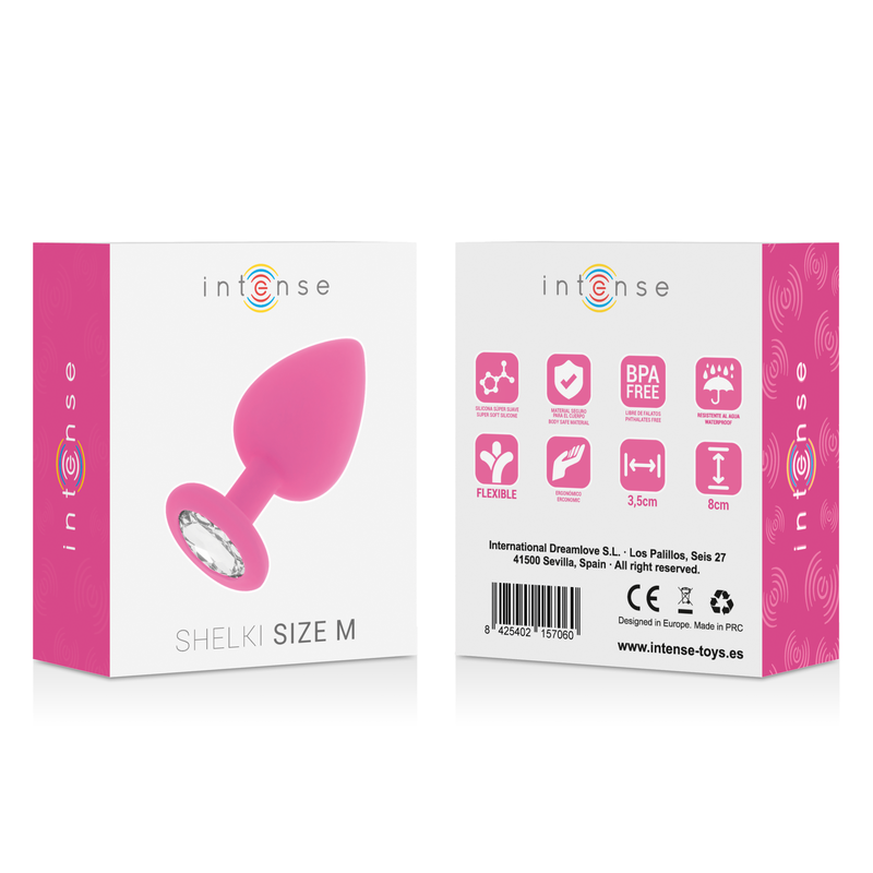 INTENSE - SHELKI M ANAAL PLUG FUCHSIA