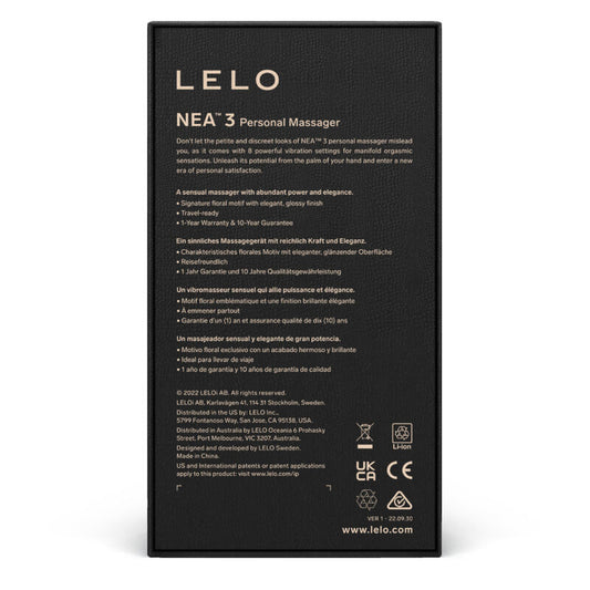 LELO - NEA 3 MASSEUR PERSONNEL - BLEU