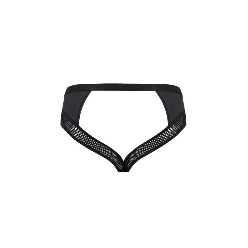 PASSIE - 030 OPEN PANTY TOM ZWART S/M