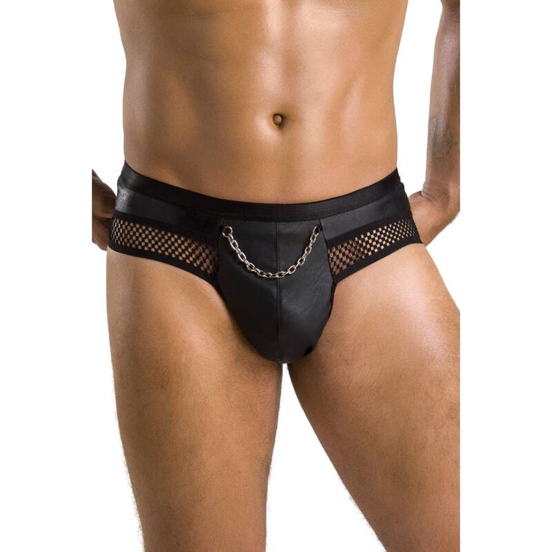 PASSIE - 030 OPEN PANTY TOM ZWART S/M