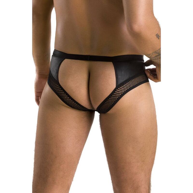 PASSIE - 030 OPEN PANTY TOM ZWART S/M