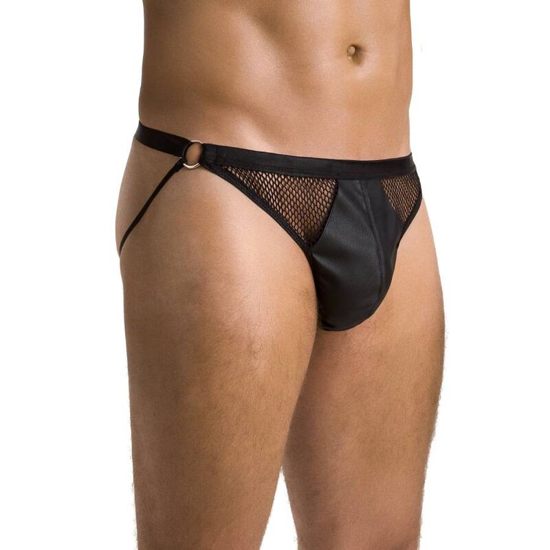 PASSIE - 034 SLIP OPEN LUKE ZWART S/M