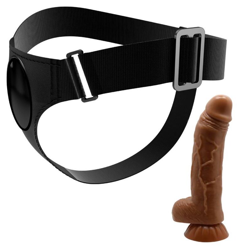 PRETTY LOVE - HARNAS BROEK UNIVERSEEL HARNAS MET DILDO MICHEAL 20 CM ZWART