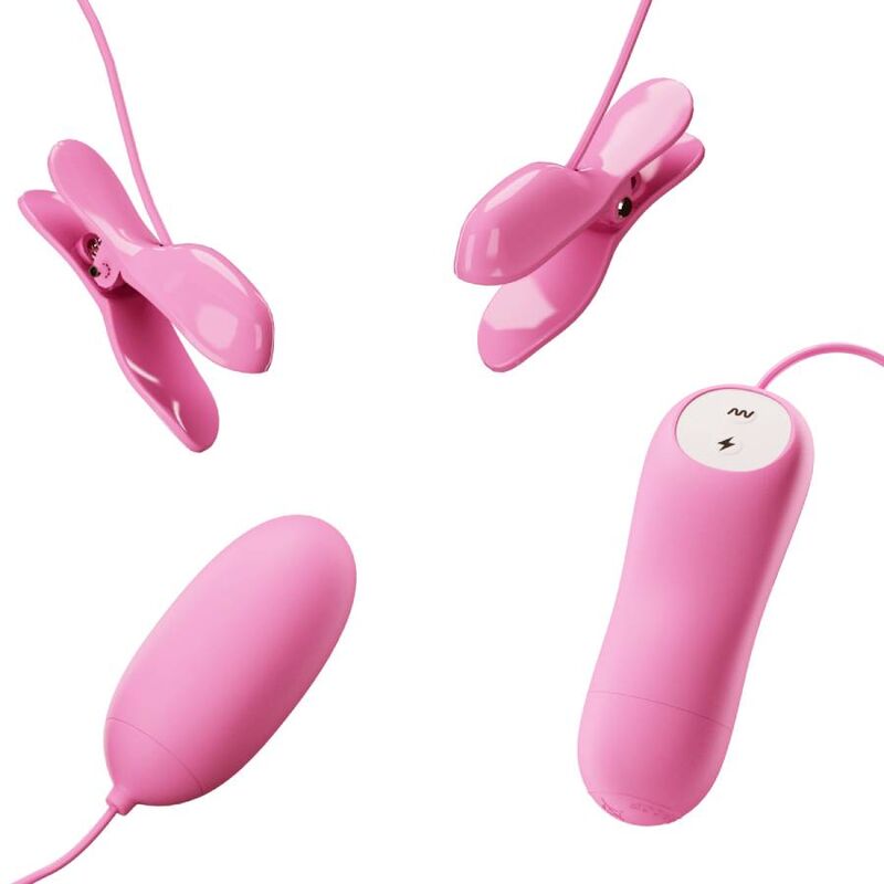 PRETTY LOVE - TWEEZERS WITH VIBRATION AND PINK ELECTRIC SHOCK