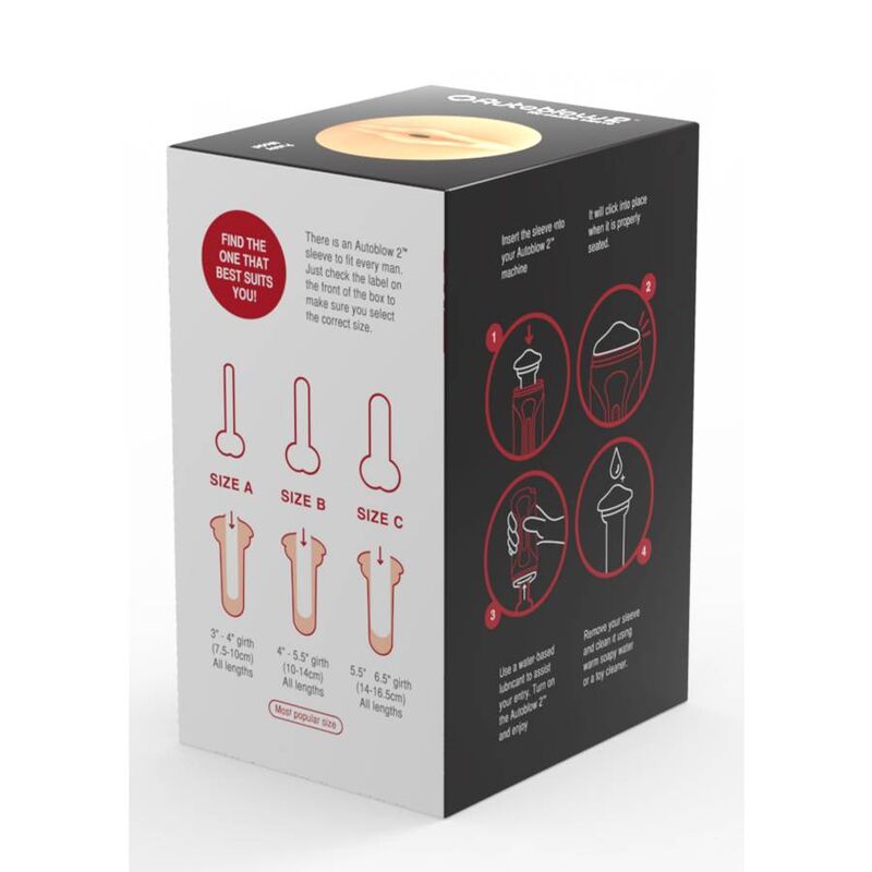 AUTOBLOW - 2+ VAGINA SLEEVE MAAT B
