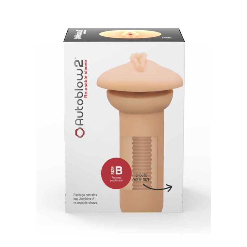 AUTOBLOW - 2+ VAGINA SLEEVE MAAT B