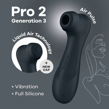 SATISFYER - PRO 2 GENERATION 3 LIQUID AIR TECHNOLOGY LILA