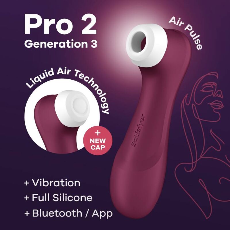 SATISFYER - PRO 2 GÉNÉRATION 3 LILAS BLUETOOTH &amp; APPLICATION