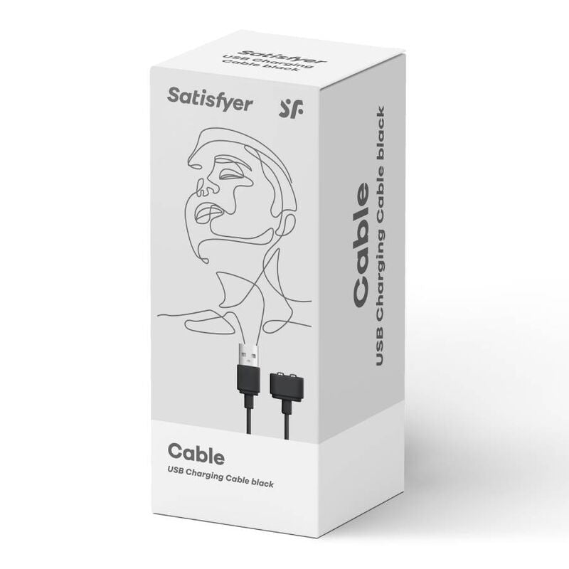 SATISFYER - CHARGING CABLE BLACK