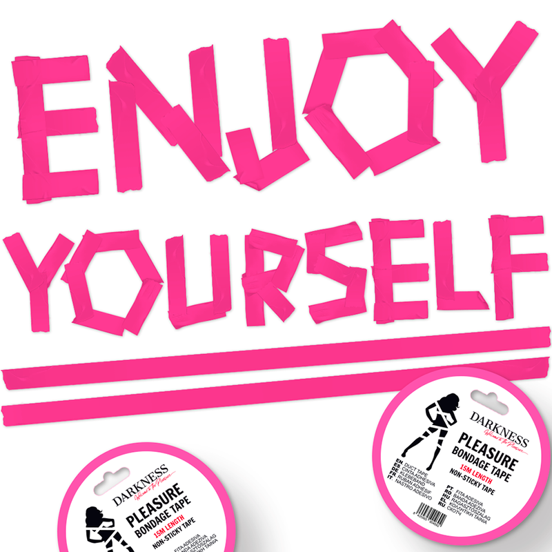 DARKNESS - RUBAN ADHÉSIF ROSE BONDAGE 15 M