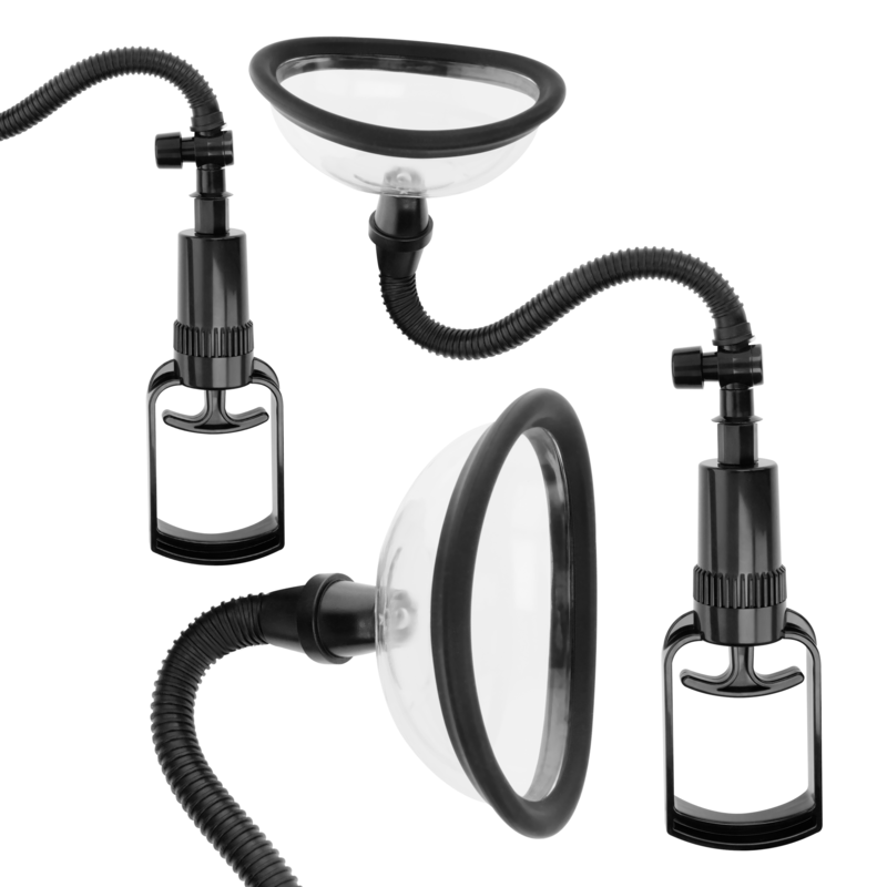 INTENSE - POMPE VAGINALE À MAIN AVEC DEUX TASSES INTERCHANGEABLES