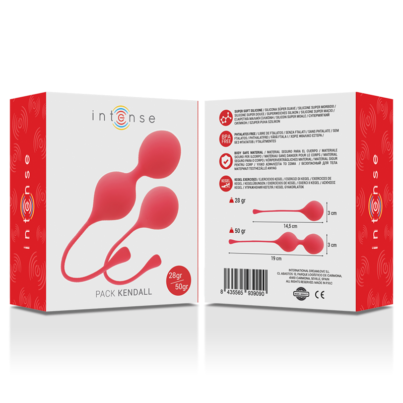 INTENSE - KEGEL BALLEN PAK KENDALL RED